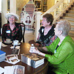 Kathy Noneman, Marcia Cuccaro and Nell Fozard – Pink Tea 2013