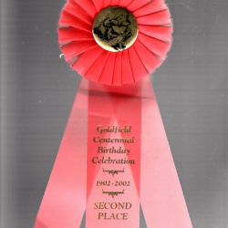 2002 Goldfield Centennial Celebration- 2nd Place