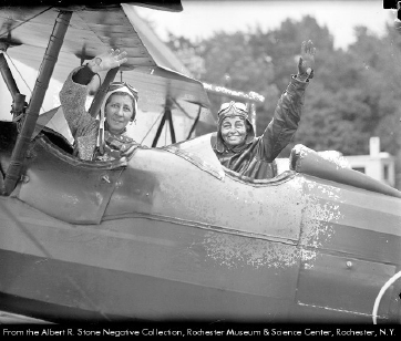 nez Snowden [Mrs. Samuel H.] Dolbear and Mary Wright Bain, 1932.