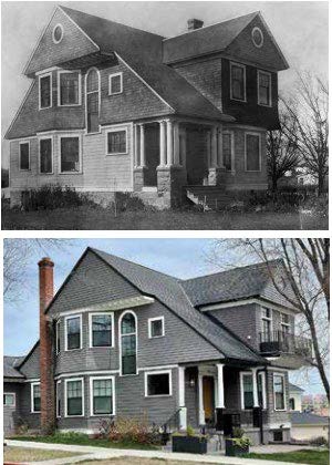 Top: 211 Mill Street, Courtesy Jerry Fenwick Collection. Bottom: 151 W. Taylor Street, Courtesy Debbie Hinman. Photos from Historic Reno Preservation Society Footprints Spring 2023.