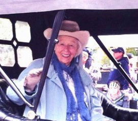 Kay Winters, Grand Marshal, Nevada Day Parade Photo by Marcia Cuccaro
rancher and always a “lady,”
